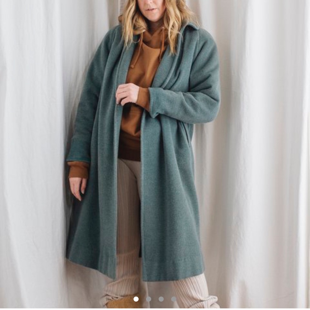 Blue Vintage wool overcoat